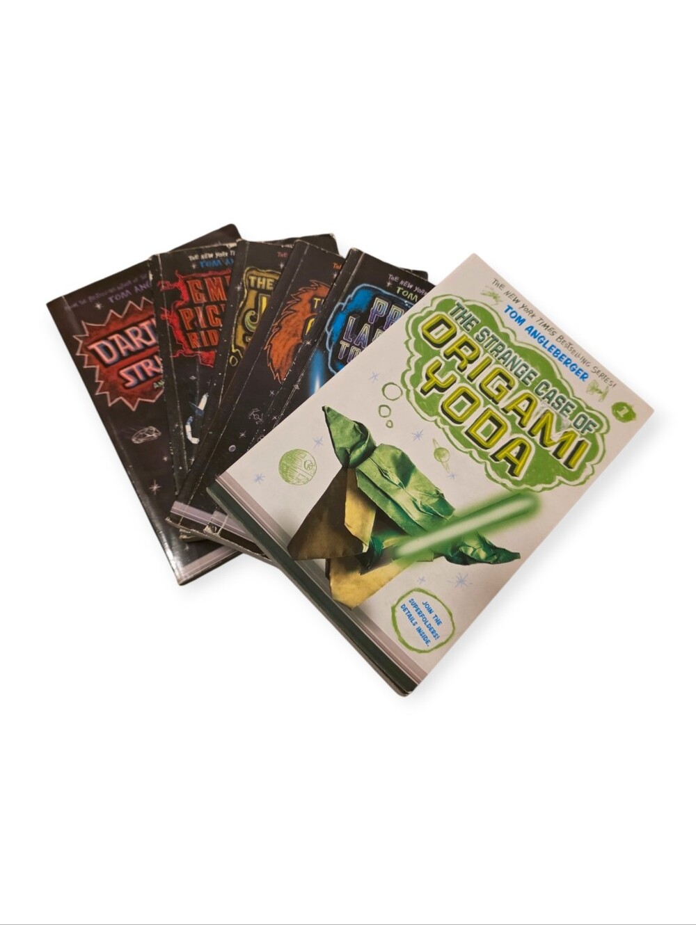 Tom Angleberger Origami Yoda Series Paperback Book Lot 6 Books